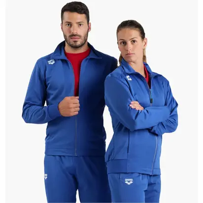Кофта Arena TEAM JACKET PANEL KNITTED POLY, синій
