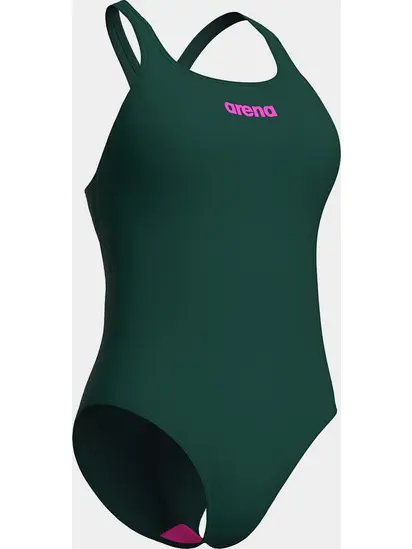 Купальник закритий для жінок Arena TEAM SWIMSUIT SWIM PRO SOLID темно-зелений
