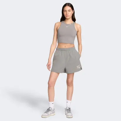 Шорти Nike W NSW WOVEN SHORT GLS, сірий