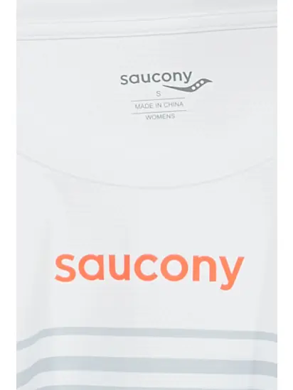 Футболка Saucony ENDORPHIN SHORT SLEEVE, білий