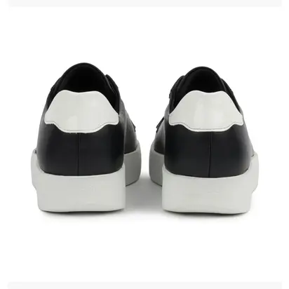 Кросівки Barbour Leather Trainers Black/White