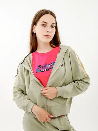 Спортивний костюм AUSTRALIAN GOLD TAPE ELASTIC FLEECE TRACKSUIT, зелений