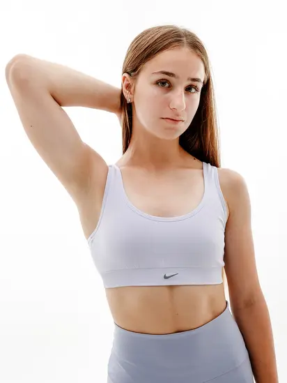 Топ Nike W NK ALATE SEAMLESS BRA, фіолетовий