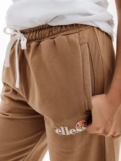 Штани Ellesse Taran Cropped Jog Pant, коричневий