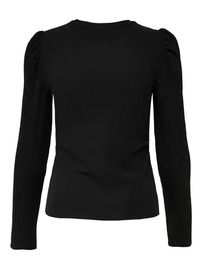 Топ з рукавами ONLEMMA L/S PUFF TOP JRS ONLY L Чорний