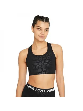 Топ Nike W NP DF SWSH LEPARD SHINE BRA