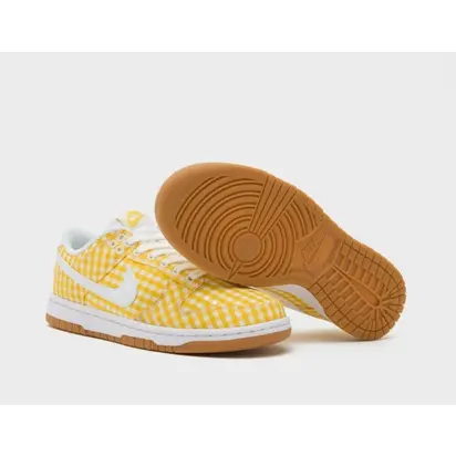 Кросівки Nike Dunk Low Yellow Gingham (W), жовтий з білим