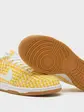 Кросівки Nike Dunk Low Yellow Gingham (W), жовтий з білим