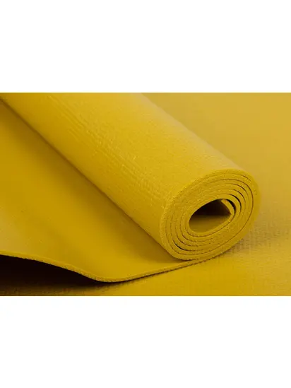 Килимок для йоги Bodhi Rishikesh Premium 80 XL гірчично-жовтий 200x80x0.45 см