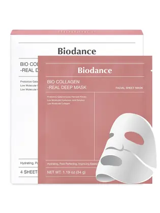 BIODANCE Набір колагенових гідрогелевих масок для глибокого зволоження 4 шт*34 г