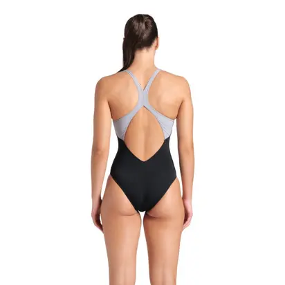 Купальник комплект Arena AIRBRUSH GRAPHIC SWIMSUIT V BA, чорний